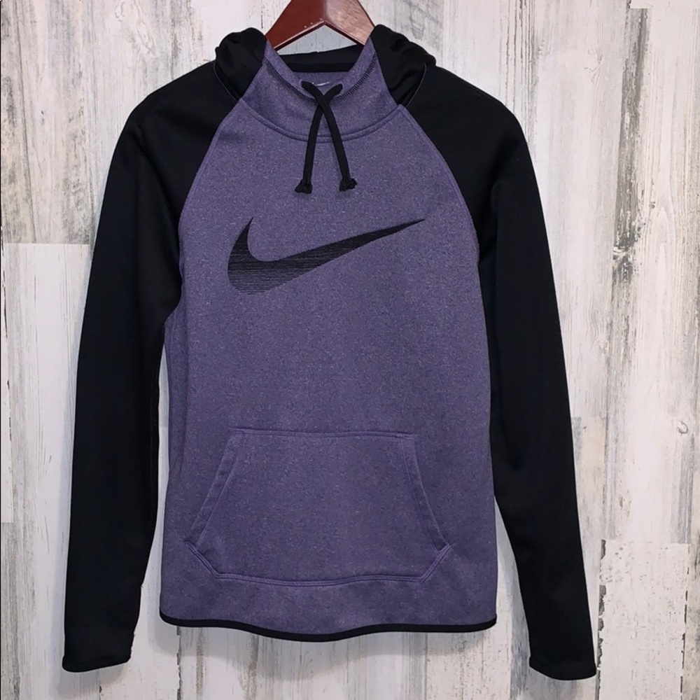 Purple & black Nike hoodie